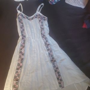 C&V White tribal print dress
